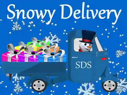 Jwèt Snowy Delivery sou entènèt