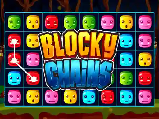 Jwèt Blocky Chains sou entènèt