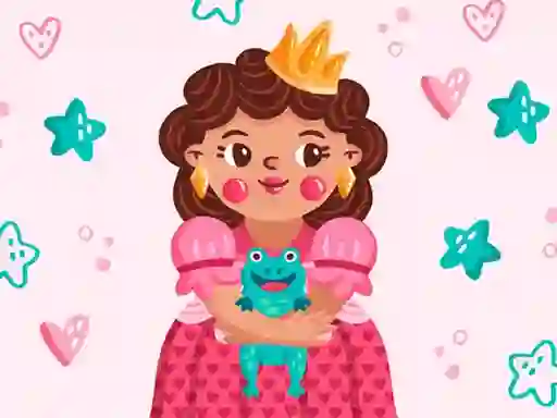 Jwèt The Frog Prince Jigsaw sou entènèt
