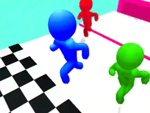 Jwèt Stickman Race 3d sou entènèt