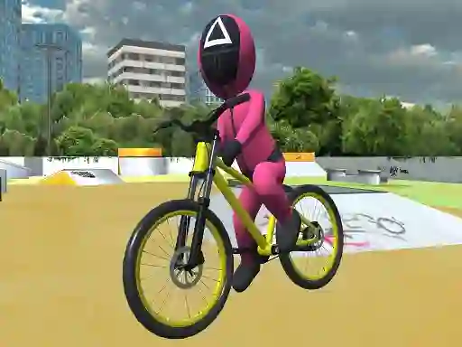 Jwèt Squid Gamer BMX Freestyle sou entènèt