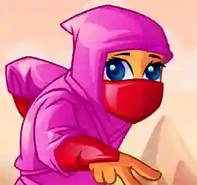 Jwèt Ninja vital Treasure sou entènèt