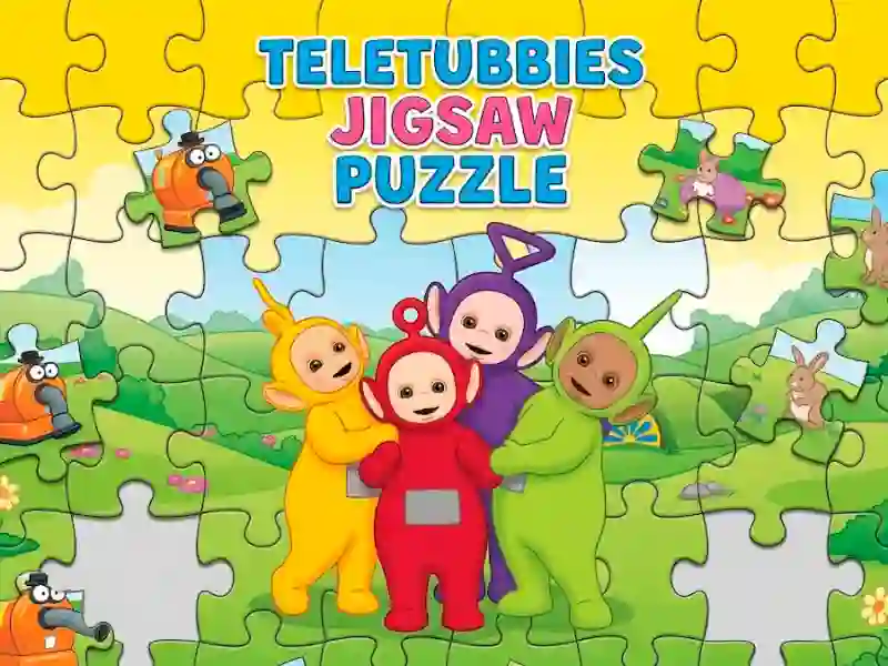 Jwèt Teletubbies Jigsaw Puzzle sou entènèt
