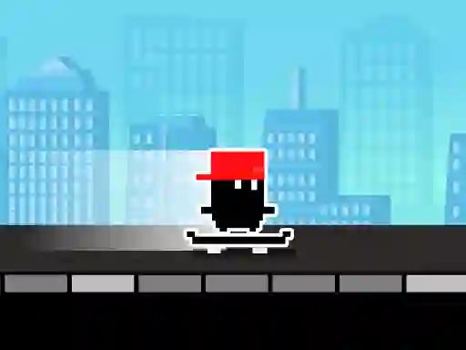 Jwèt Pixel Skate sou entènèt