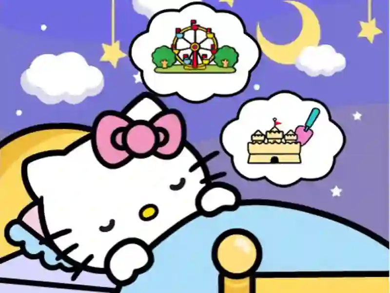 Jwèt Hello Kitty Good Night sou entènèt