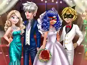 Jwèt Ladybug Wedding Royal Guests sou entènèt