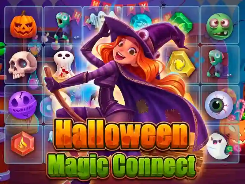 Jwèt Halloween Magic Connect sou entènèt