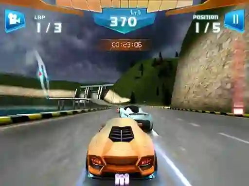 Jwèt Extreme Speed Car Racing Simulator sou entènèt