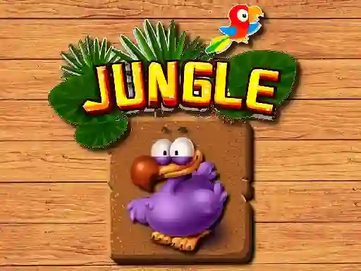 Jwèt Jungle Matching sou entènèt