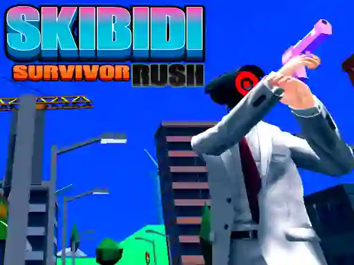 Jwèt Skibidi Survivor Rush sou entènèt