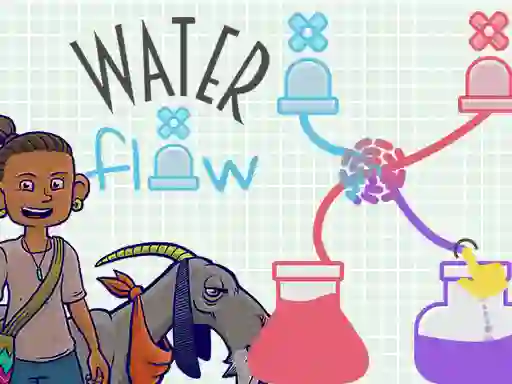 Jwèt Water Flow sou entènèt