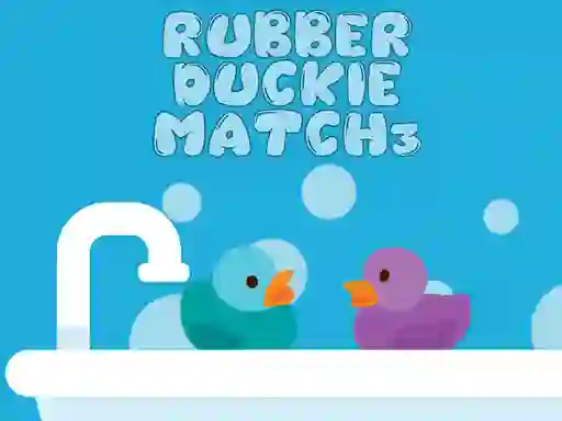 Jwèt Rubber Duckie Match 3 sou entènèt