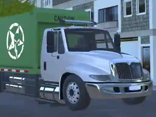 Jwèt Garbage Truck Driving sou entènèt