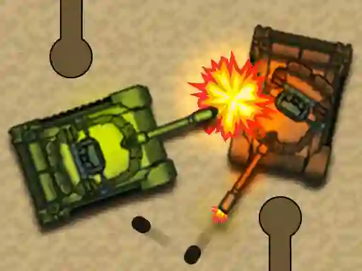 Jwèt Micro Tank Wars sou entènèt
