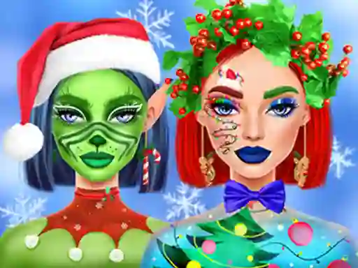 Jwèt Ellie Christmas Makeup sou entènèt