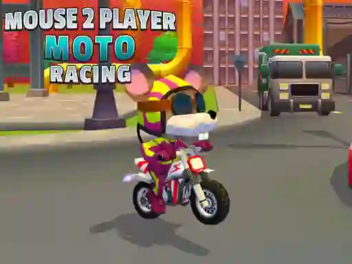 Jwèt Mouse 2 Player Moto Racing sou entènèt