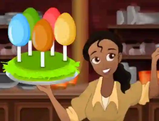 Jwèt Princess Easter Egg Decoration sou entènèt