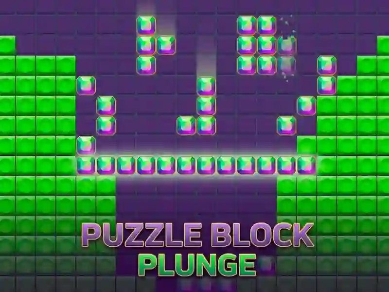 Jwèt Puzzle Block Plunge sou entènèt