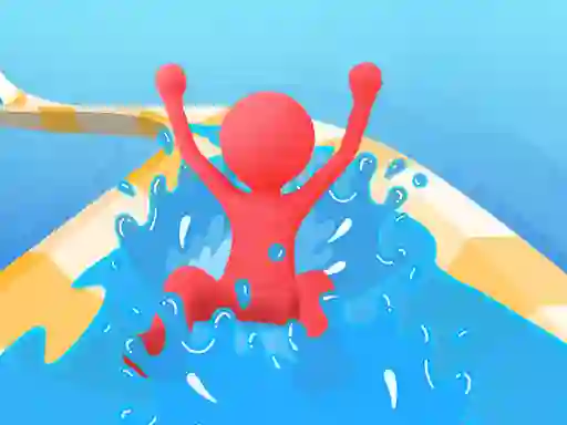 Jwèt Waterpark Slide Race sou entènèt