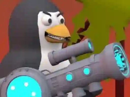 Jwèt Penguin Battle sou entènèt
