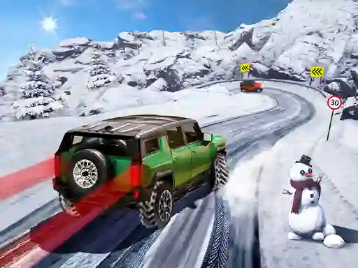 Jwèt Suv Snow Driving 3D sou entènèt