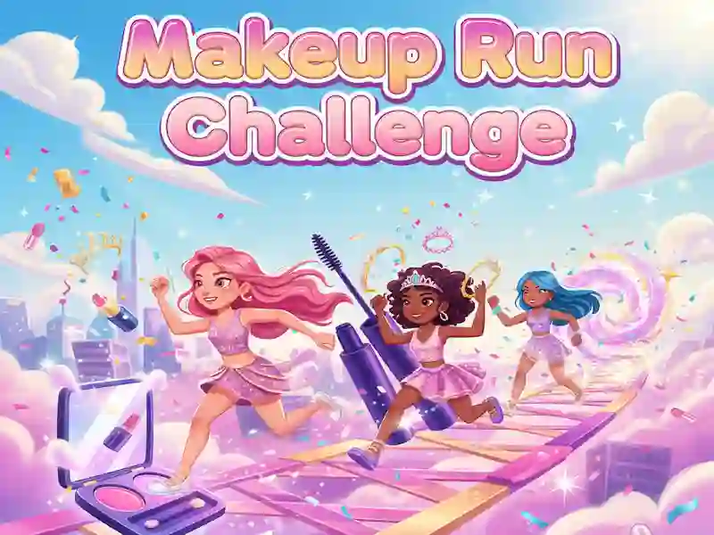 Jwèt Makeup Run Challenge sou entènèt