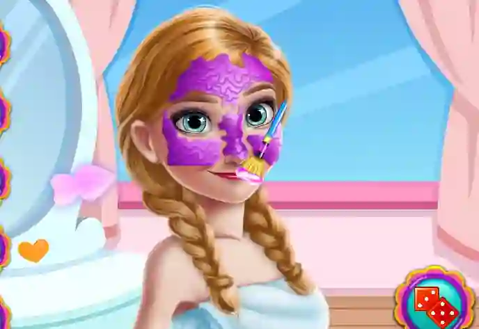 Jwèt Ice Princess Fruity Skin Care sou entènèt