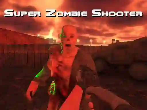 Jwèt Super Zombie Shooter sou entènèt