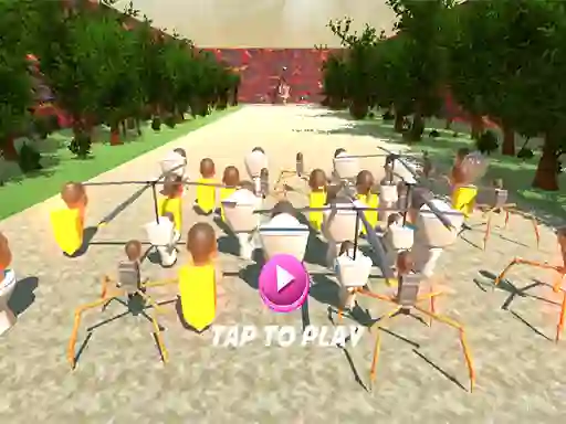 Jwèt SQUID TOILET 3D sou entènèt