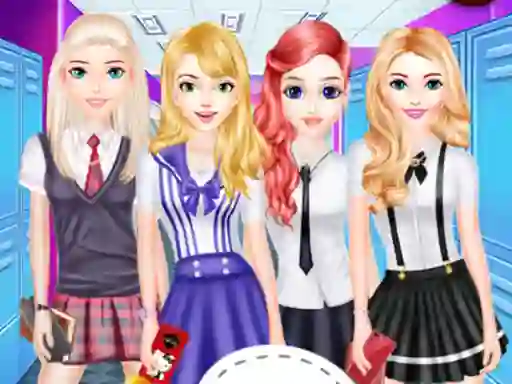 Jwèt Girls School Fashion sou entènèt