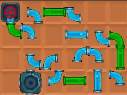 Jwèt Connect the Pipes 2d sou entènèt