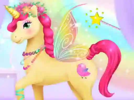Jwèt Fantasy Unicorn Creator sou entènèt