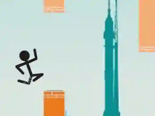 Jwèt Flappy Stickman sou entènèt