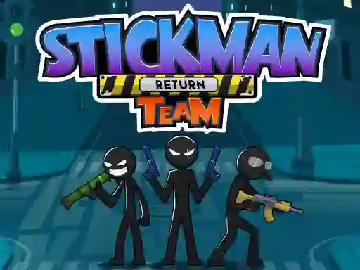 Jwèt Stickman Team Return sou entènèt