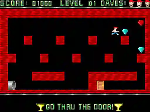 Jwèt Dangerous dave sou entènèt