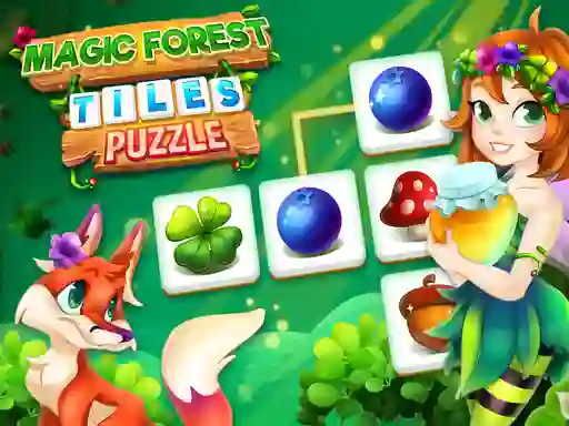 Jwèt Magic Forest Tiles Puzzle sou entènèt