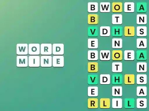 Jwèt Word Mine sou entènèt