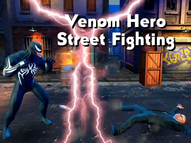 Jwèt Venom Hero Street Fighting sou entènèt