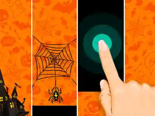 Jwèt Halloween Magic Tiles sou entènèt