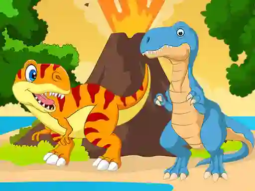 Jwèt Dino Jigsaw sou entènèt