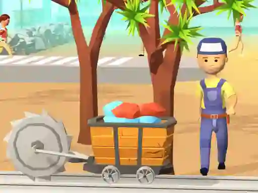 Jwèt Stone Miner 3d sou entènèt