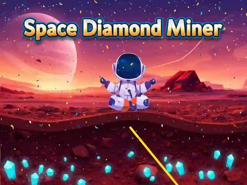 Jwèt Space Diamond Miner sou entènèt
