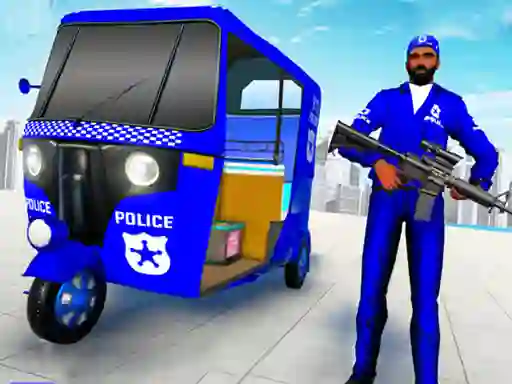 Jwèt Police Auto Rickshaw Taxi sou entènèt