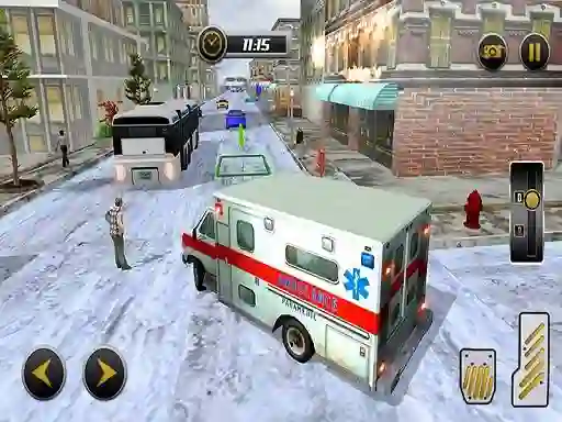 Jwèt Modern city ambulance simulator sou entènèt