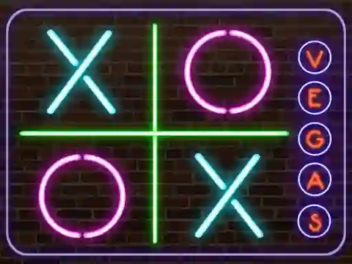 Jwèt Tic-Tac-Toe: Vegas sou entènèt