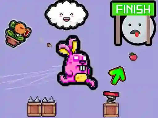 Jwèt Cute Rabbit's Challenging Adventure sou entènèt