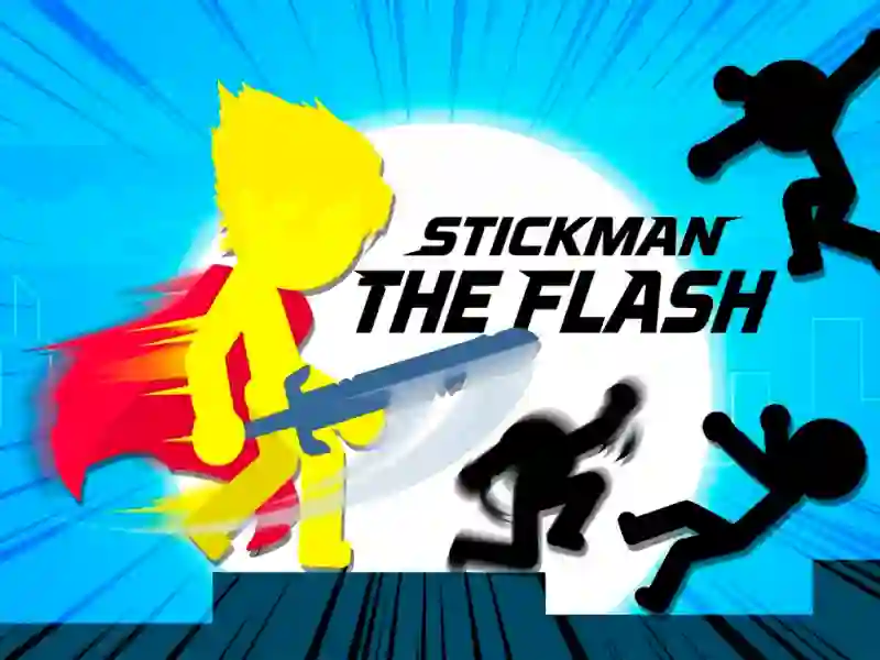 Jwèt Stickman The Flash sou entènèt