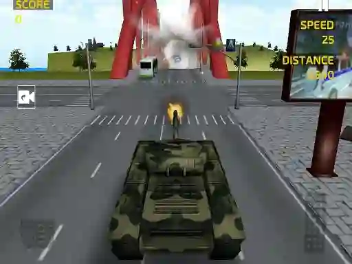Jwèt Army Tank Driving Simulation sou entènèt