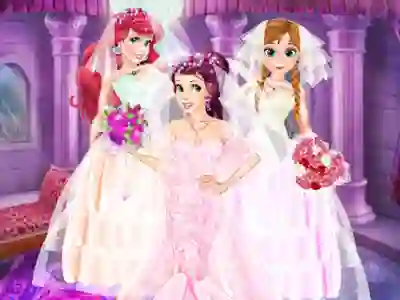 Jwèt Princess Belle Ball Dress Up sou entènèt