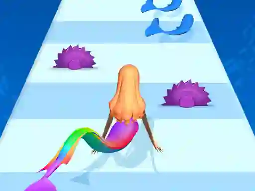 Jwèt Mermaids Tail Rush sou entènèt